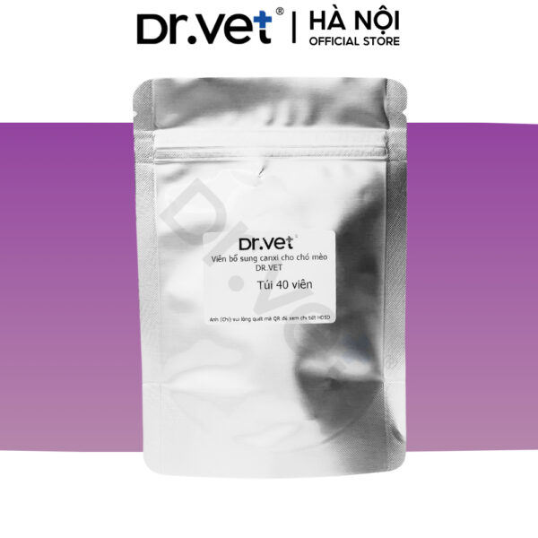 Viên Canxi cho chó mèo chắc răng khỏe xương DrVET - Hình ảnh 7
